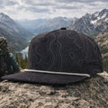 Gray Topographic Explorer 5 Panel Rope hat Jacked Hats