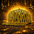 Killer Bee Tiger Camo 5 Panel Rope Hat Jacked Hats